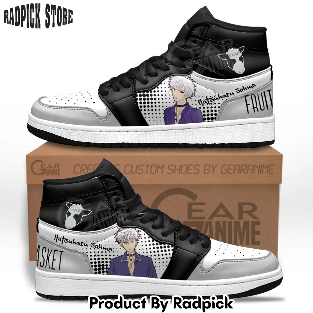 Hatsuharu souma air jordan high top sneakers anime mv17  rp0246454